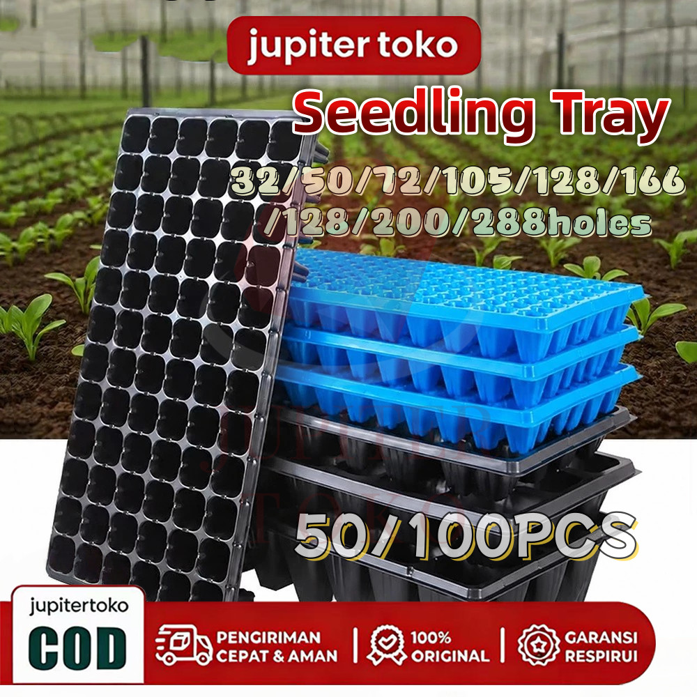 Tray Semai Potray 100 Lubang Custom - Tray Semai 10x10