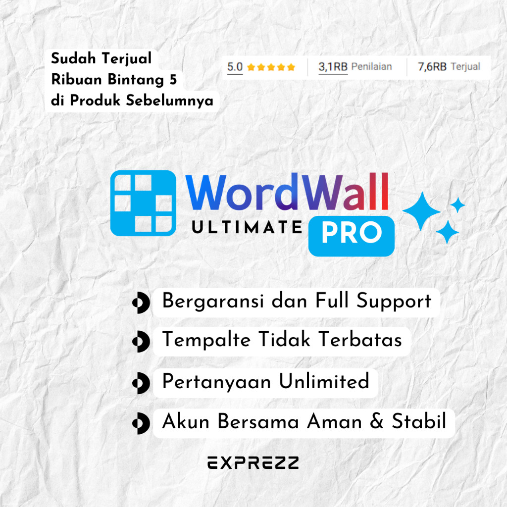 Wordwall Pro Unlimited Harian / Mingguan / Bulanan Murah Meriah