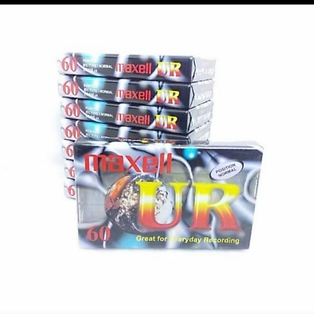 Kaset MAXELL UR 60 kaset pita kosong casette tape new baru segel