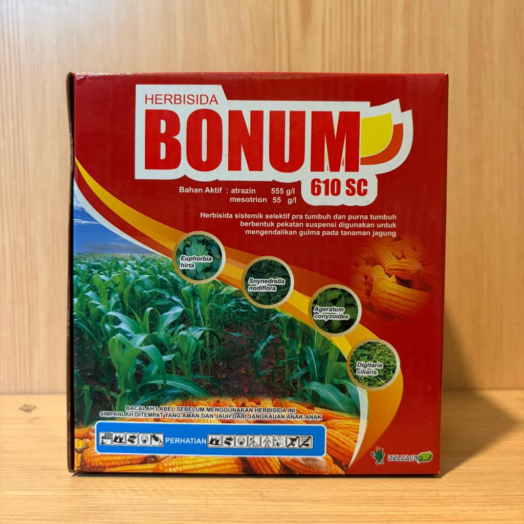 HERBISIDA BONUM 610 SC 250 ML PEMBASMI GULMA TANAMAN JAGUNG