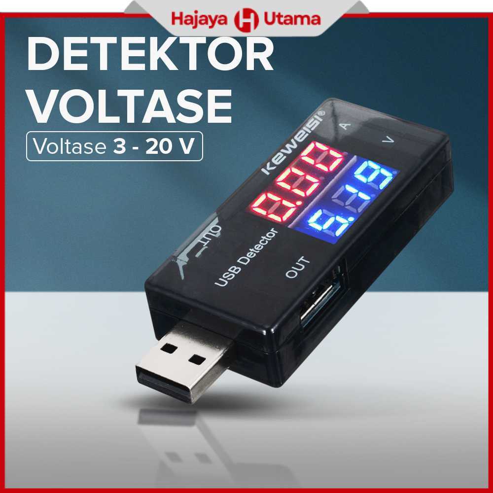 USB Charger Power Current Voltage Tester Detector 3-20V 0-3A - KWS-10VA