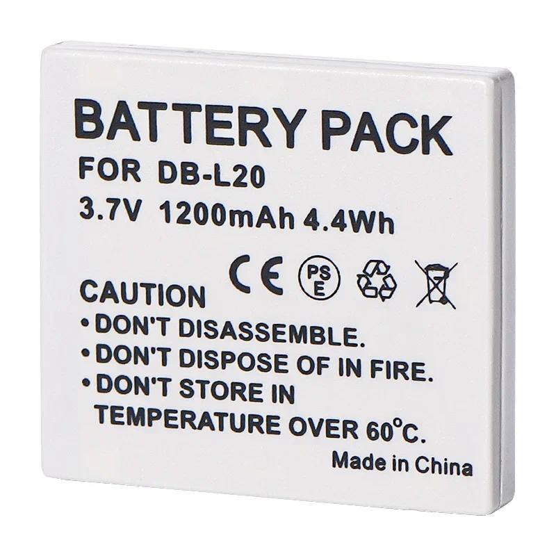 DB-L20 1200mAh Camera Rechargeable Battery for Sanyo Xacti DMX-C1 C4 C5 C6 CA6 CA8 CA9 CG5 CG6 CG9 D