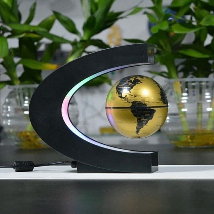 pajangan magnetic floating Globe/lampu bola dunia melayang/dekorasi