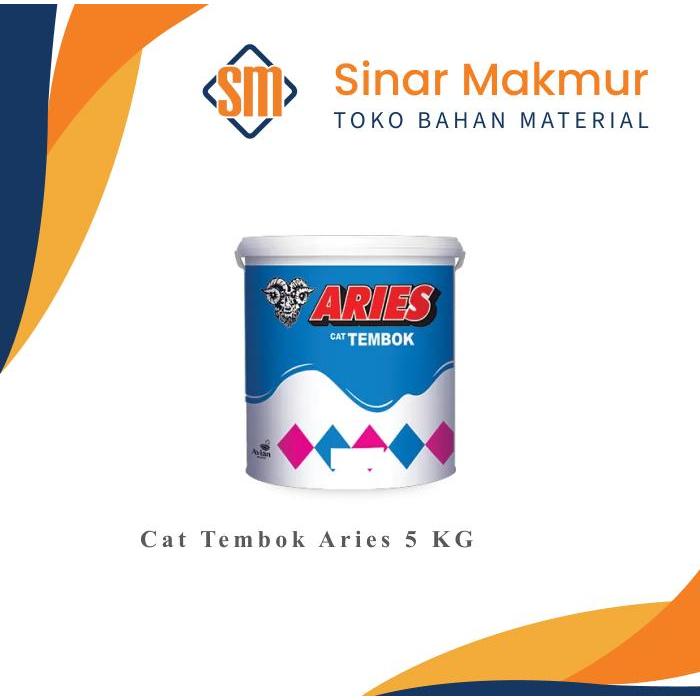 Cat Aries 5 Kg / Cat Tembok Aries / Cat Dinding Interior & Outdoor Aries