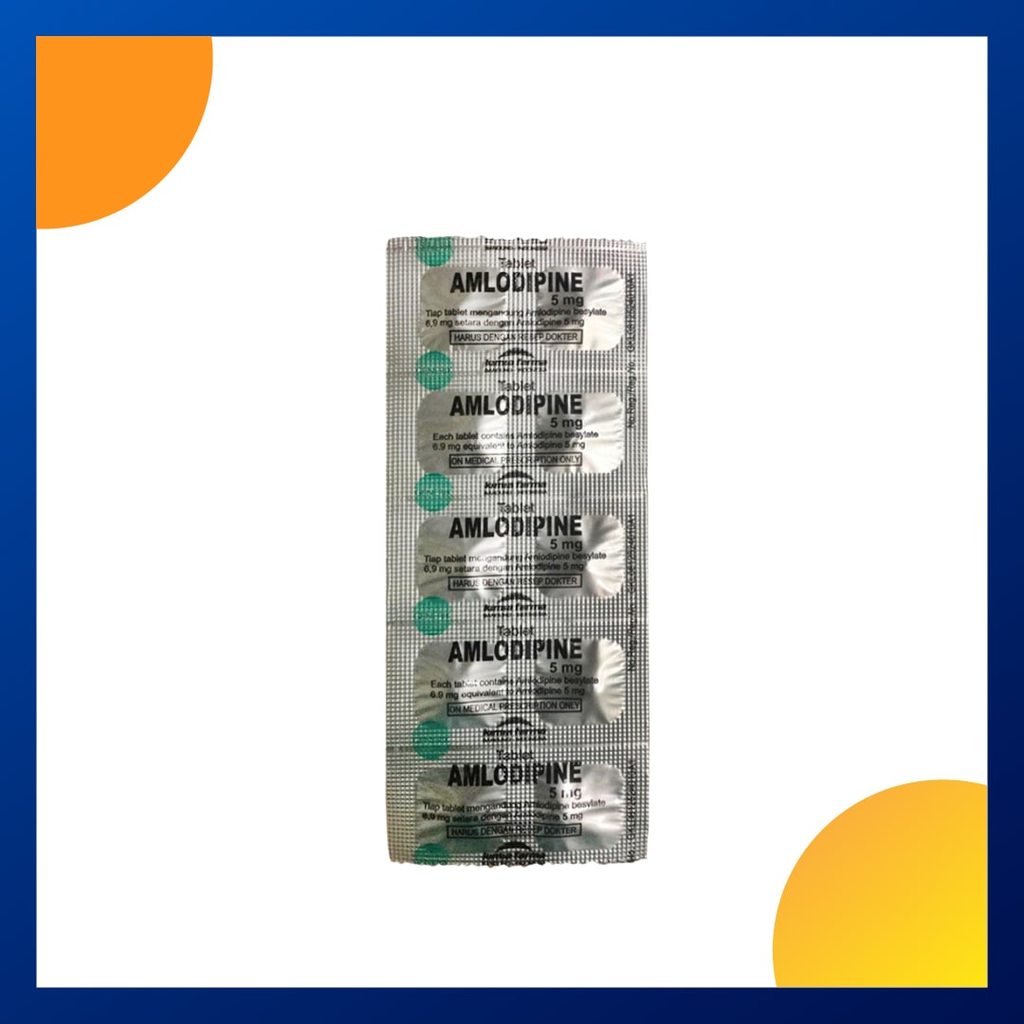 AMLODIPINE GENERIK KF 5 MG 1 STRIP @ 10 TABLET