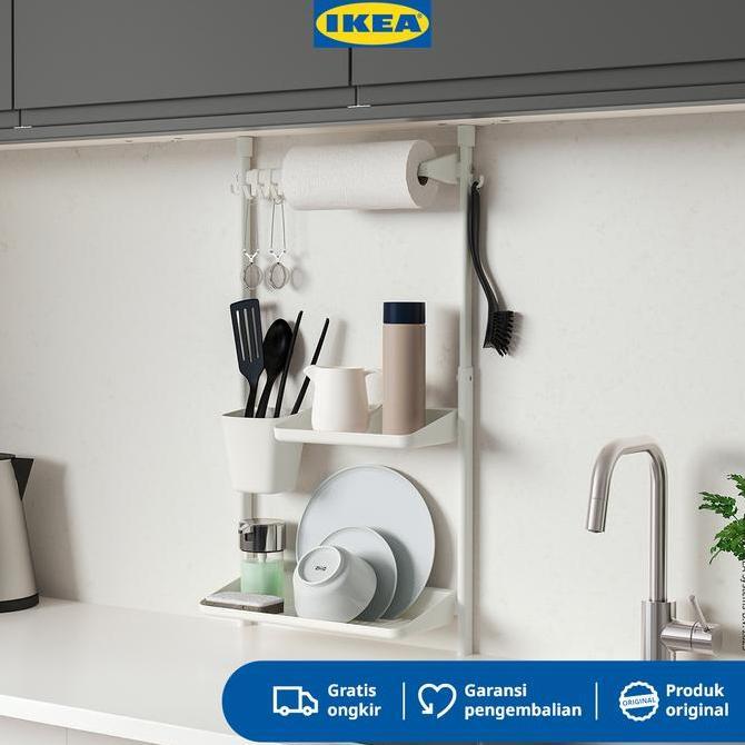 Goodseller- IKEA SUNNERSTA Rak Serbaguna Minimalis Putih 25cm