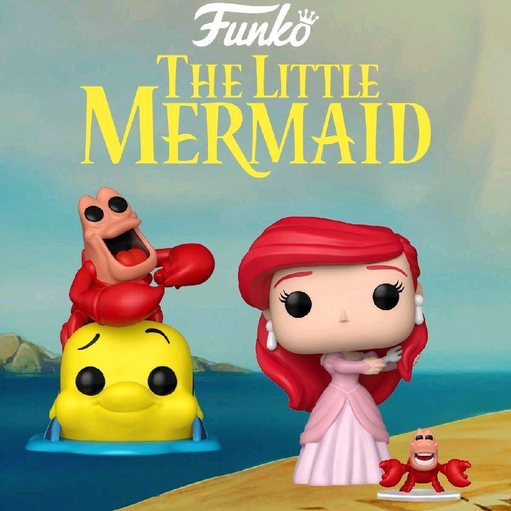 ORIGINAL Funko Pop Disney The Little Mermaid 1989 Ariel Sebastian Flounder