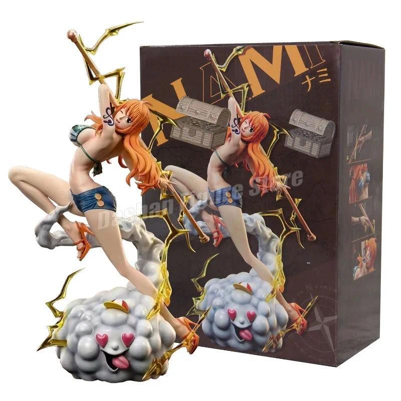 32cm One Piece Nami Action Figure Desktop Decoration PVC Collection Anime IU Straw Hat Pirates Gk Na
