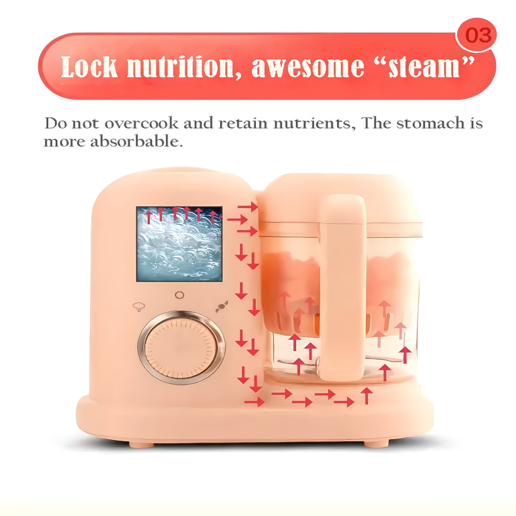 Drisla Blender Mpasi Bayi | Alat MPASI Baby Safe | Food Processor Bayi | Blender MPASI FSJ01 FU Baby