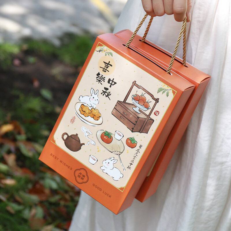 Box Mooncake Sekat6/ Box Hampers Mooncake/ Kotak Kue Festival Mooncake