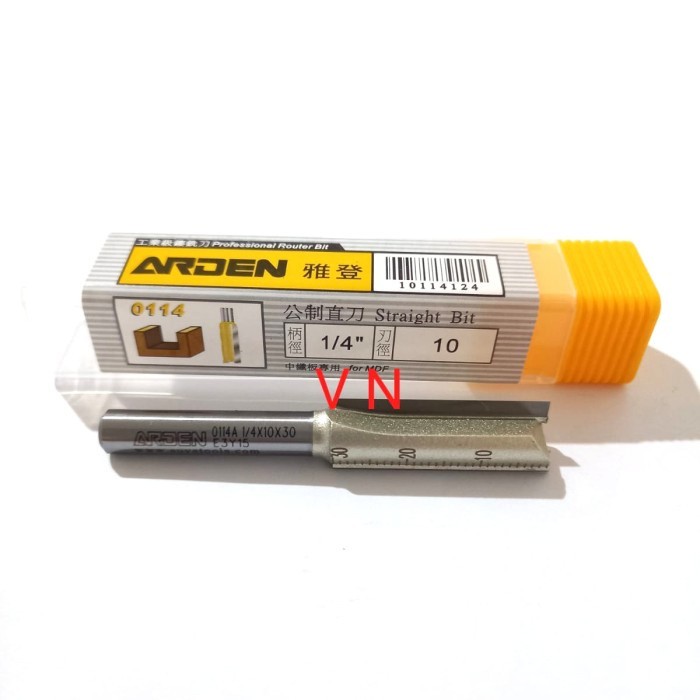 KLEPU.ID Mata Router/Profil lurus 10 mm/Straight Bit ARDEN