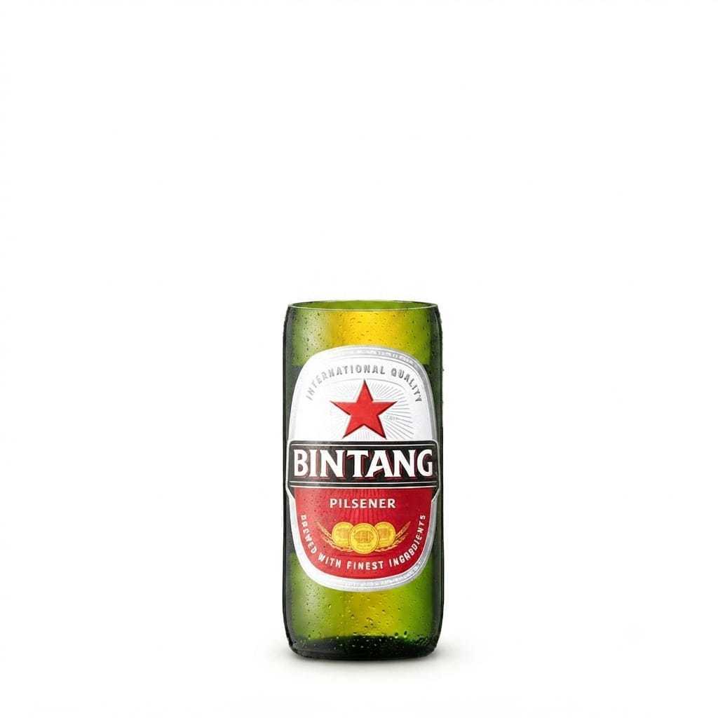 Gelas Estetik Handmade dari Botol Kaca Bekas | Gelas Vas Bunga Kado Souvenir Unik & tempat lilin Ram