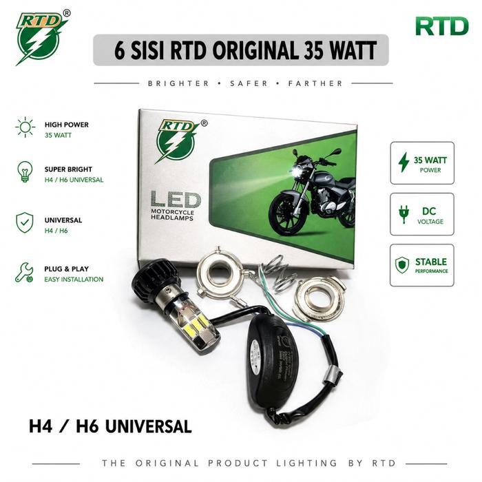 ORIGNAL RAYTON RTD LAMPU LED MOTOR 6 SISI M06E RTD ORIGINAL 35 WATT 6 SISI LAMPU MOTOR Ac Foto Kipas