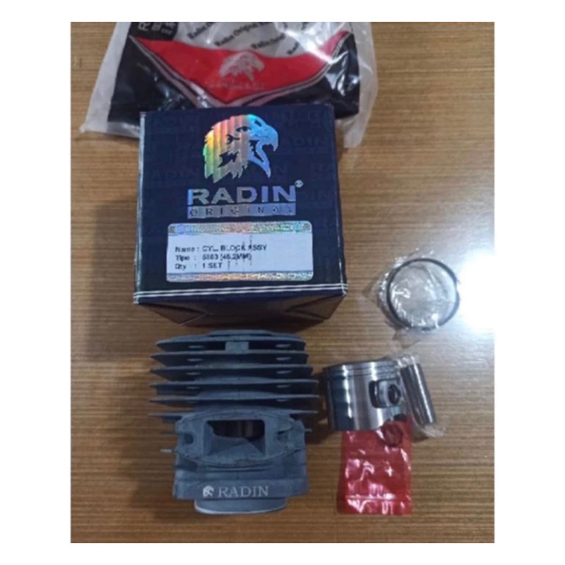 CYLINDER BLOCK RADIN 5200 5800 BLOCK CHAINSAW .