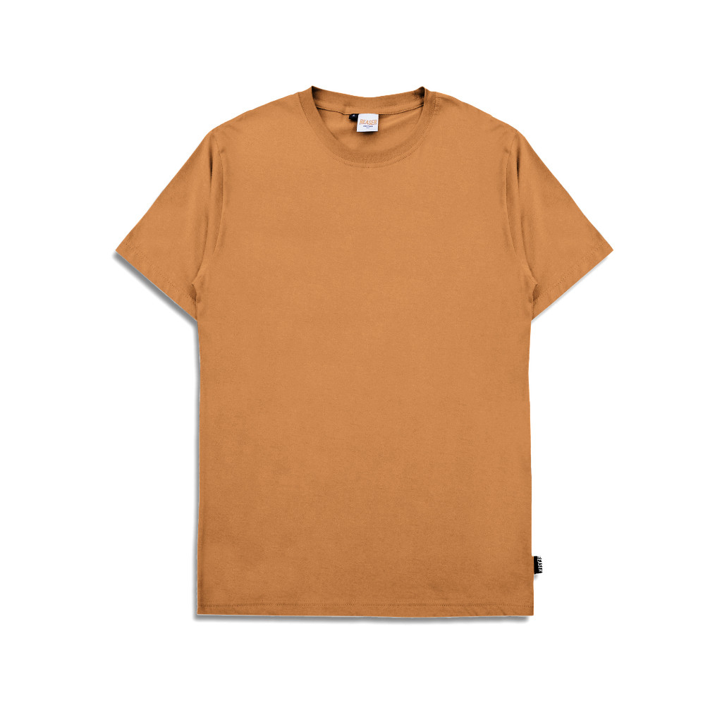 Almond Brown Basic Kaos Polos 12BA