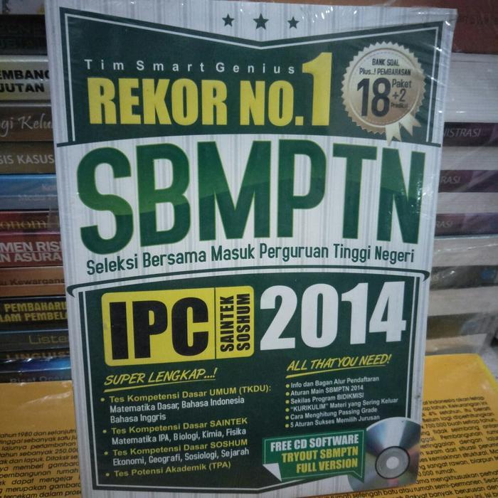 ORI REKOR NO 1 SBMPTN IPC SAINTEK SOSHUM 2014 PLUS CD
