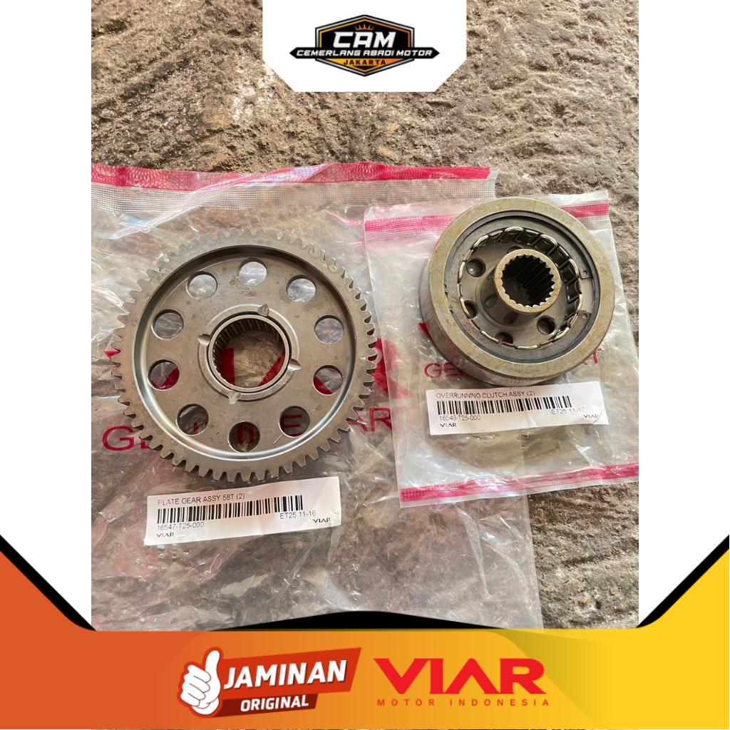 Overranning Clutch Oneway SET Cross x 250 CC Viar karya Motor Roda Tiga Original Viar [CAM JKT]