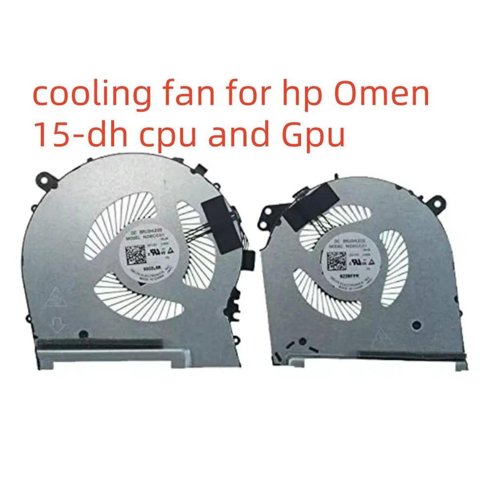 Laptop CPU GPU Cooling Fan ND8CC01 DV12V 0.60A -18L06 -18L07 4-Pin for HP OMEN 15-DH TPN-C143 15-DH0