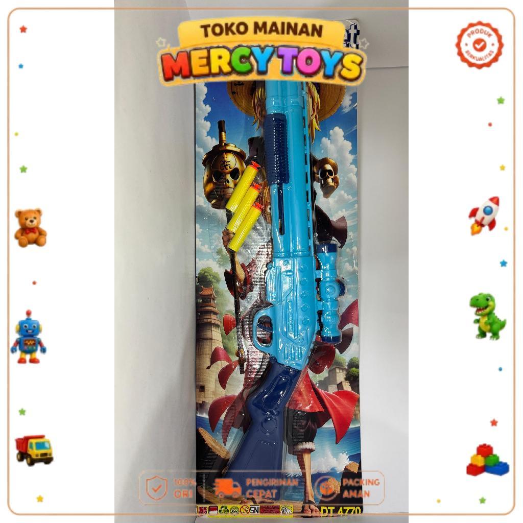 Mainan Anak Tembakan Peluru Busa Senapan Mainan Busa DT 4770 Mercy Toys
