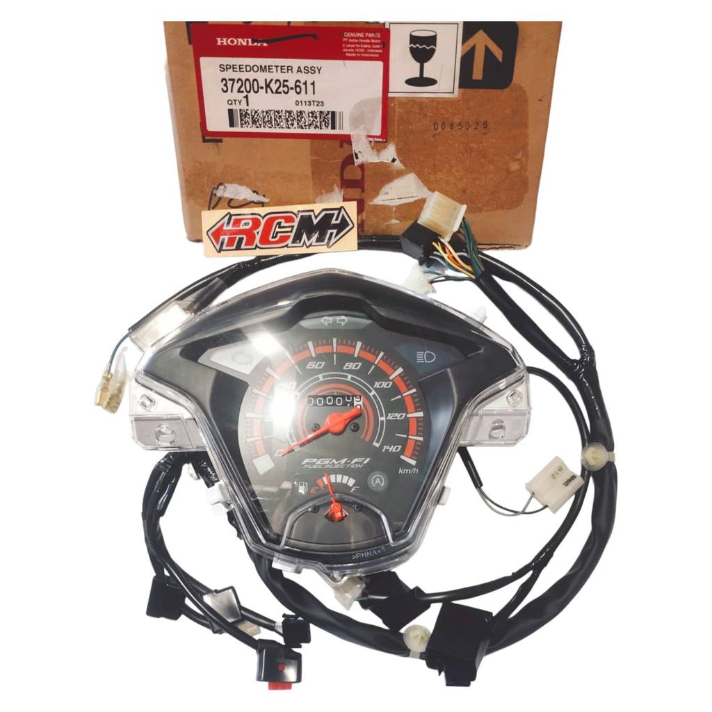 37200-K25-611 SPEEDO SPEEDOMETER SPIDO SPIDOMETER SPEDO SPEDOMETER KILOMETER KM ASSY BEAT SPORTY FI 