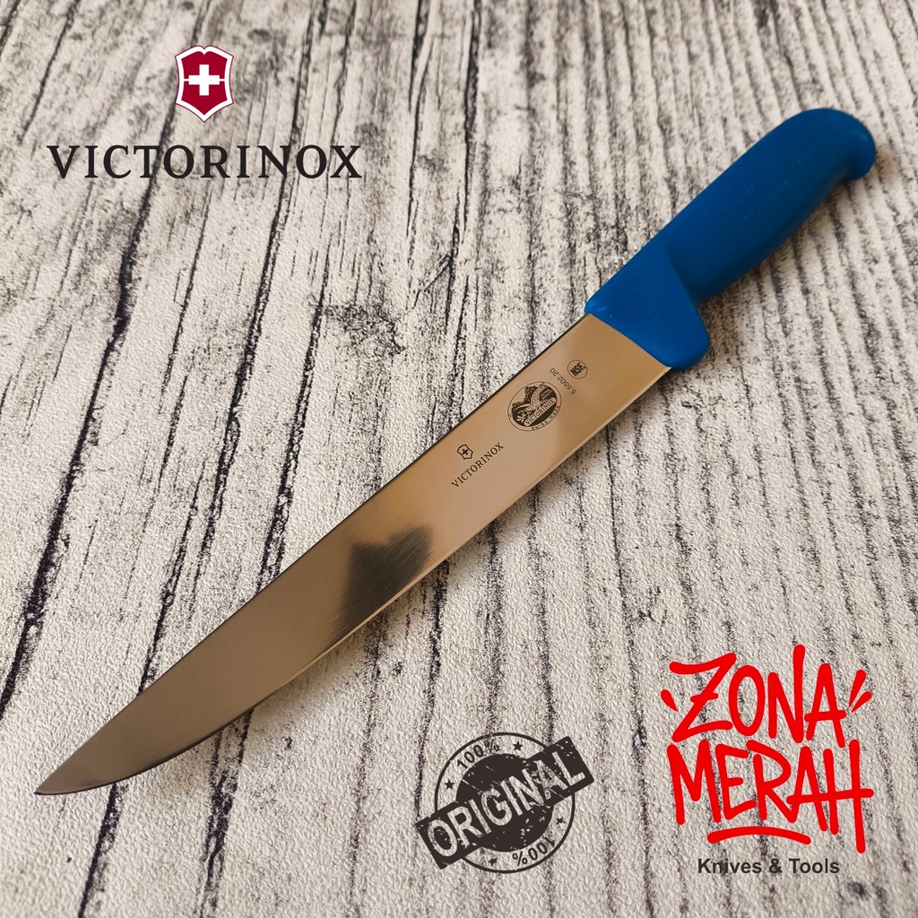 Pisau boning and sticking knife victorinox 20 cm blue original swiss 5.5502.20