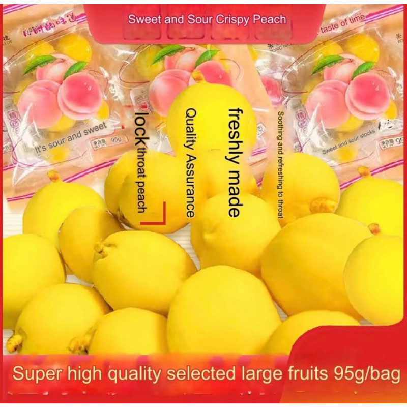 Buah Peach Gold Termurah 95gr Segar Alami