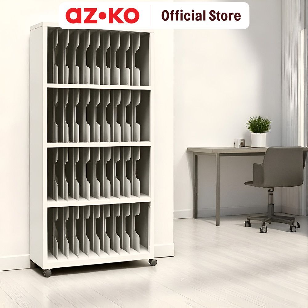 AZKO Krisbow Winnie Lemari Arsip Kantor Metal 2 Pintu Filing Cabinet File Cabinet Lemari File Storag