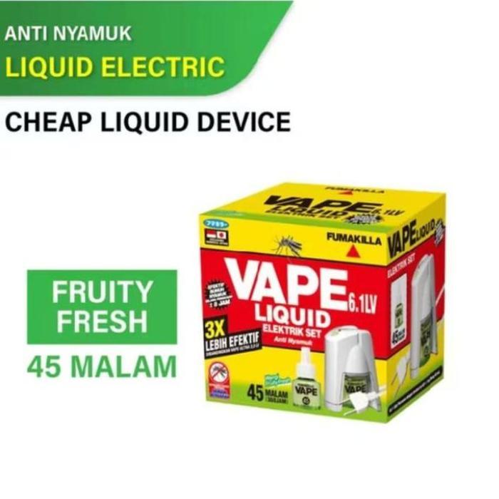 Fumakilla Vape 1 Set Alat+Reffil - Anti Nyamuk Elektrik, Alat Anti Nyamuk Elektrik - FullSet Alat & 
