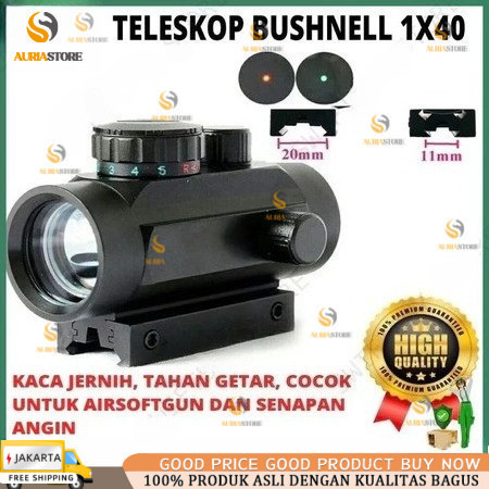 Redot 1x40 Rd Red Dot Busnell Laser Redot Redot Scope Barry Teleskop Bushnell Reddot 1x40 Green Dot 