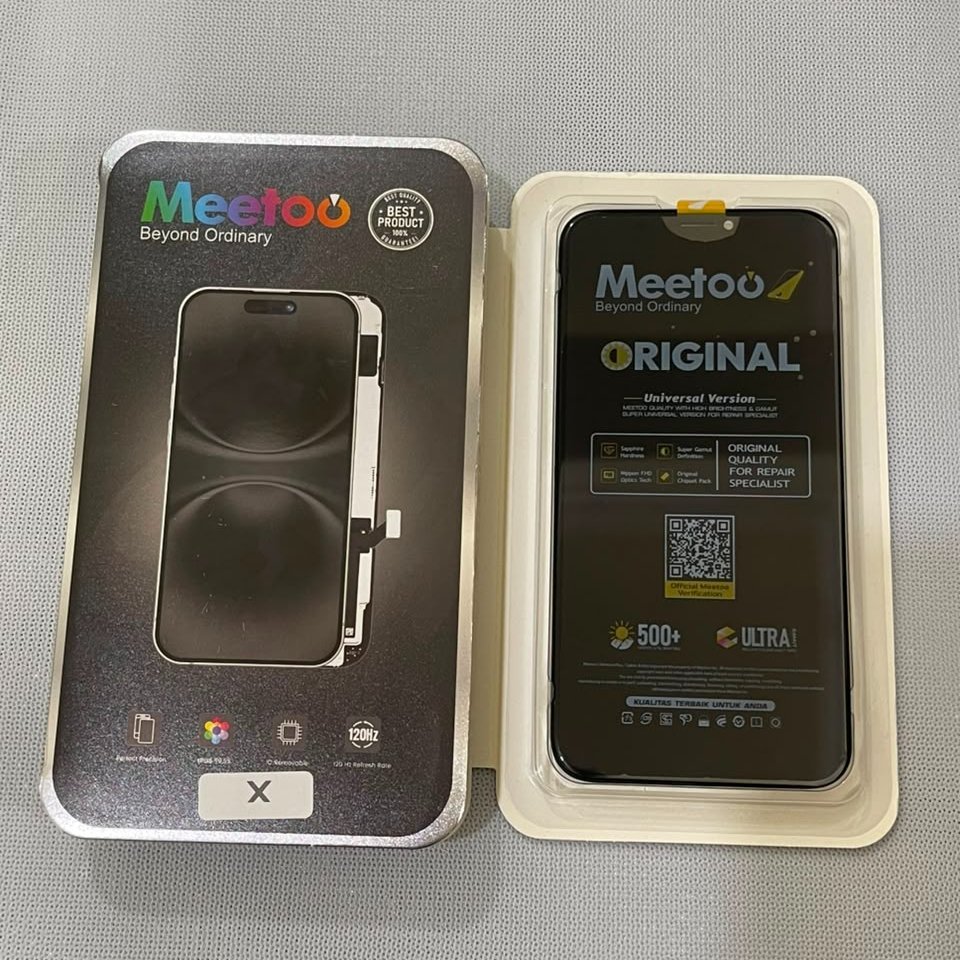 Layar Handphone Iphone LCD IPHONE X INCELL MEETOO Hawkmall Sparepart Tasikmalaya Suku Cadang Handpho