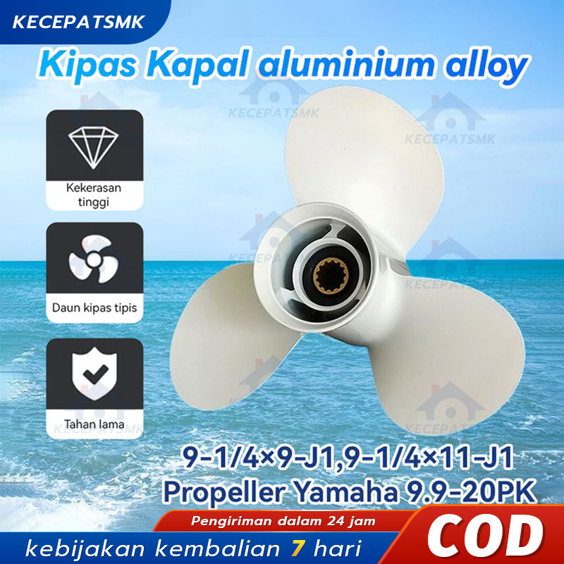 Kipas Speed  Kipas Speedboat  Baling Speedboat Propeller untuk Mesin Tempel Yamaha 15 PK