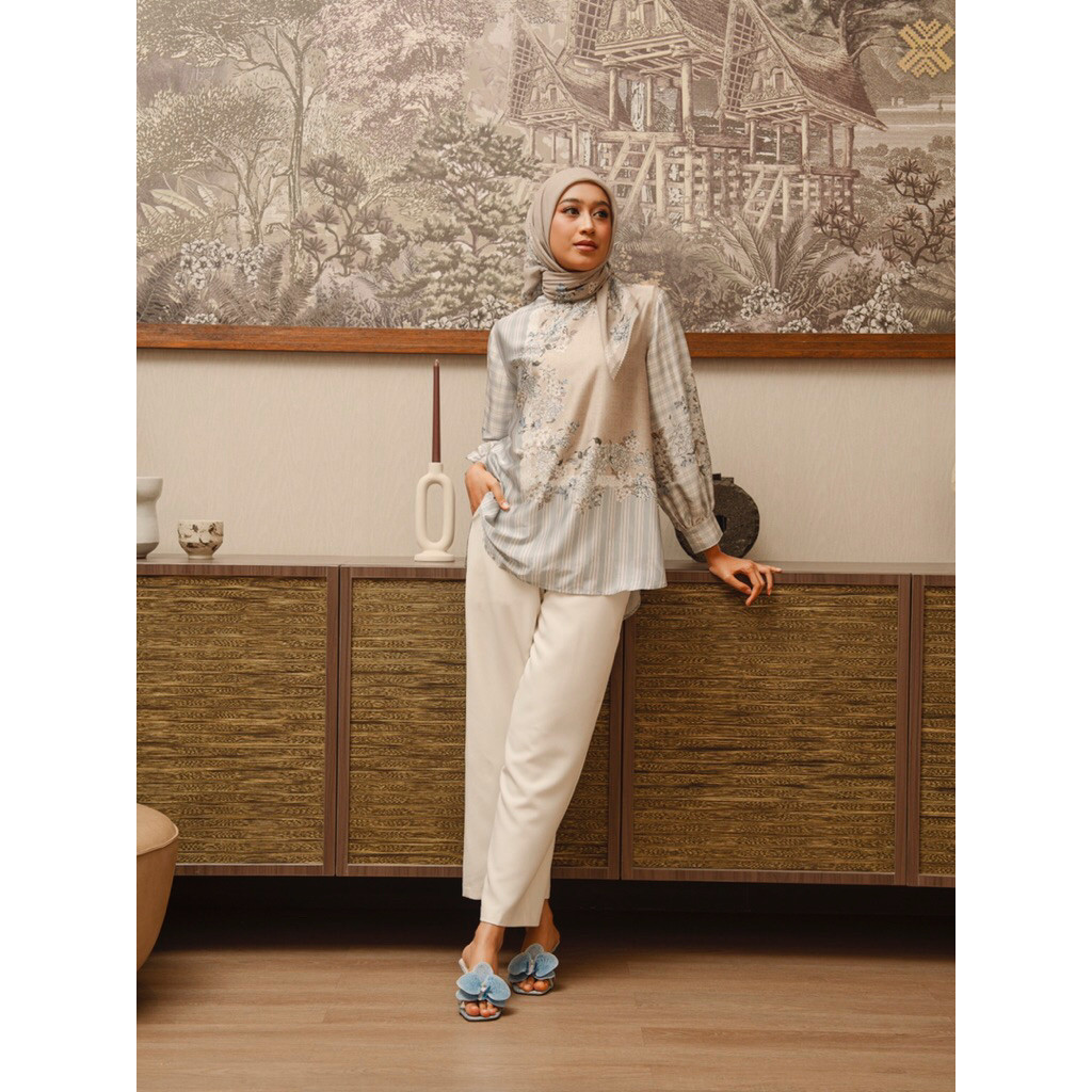 Syana Top - Aleza label | Atasan Wanita | Baju Raya | Raya Collection 2026