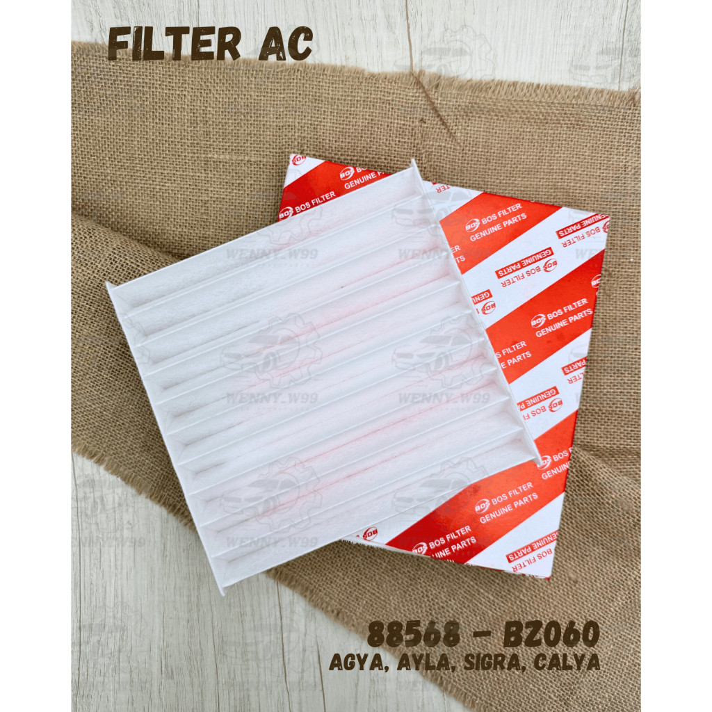FILTER AC AGYA AYLA CALYA, SIGRA, GRANDMAX LUXIO  APV  ERTIGA - AC BZ060 / 88568-BZ060