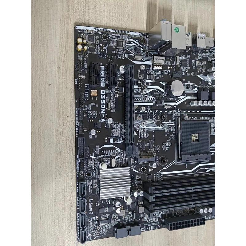 Used PRIME B350MA Motherboard AMD AM4 Socket DDR4 RAM PCIe 30 M2 Slot USB 31 Interface for ASUS