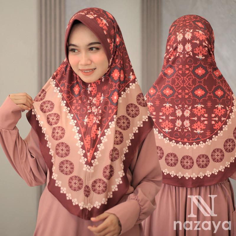 hijabs motif bergo hamidah hijabs instan promo terbatas Hijab Instan Jumbo Sublim Motif Salwa Pet Hi