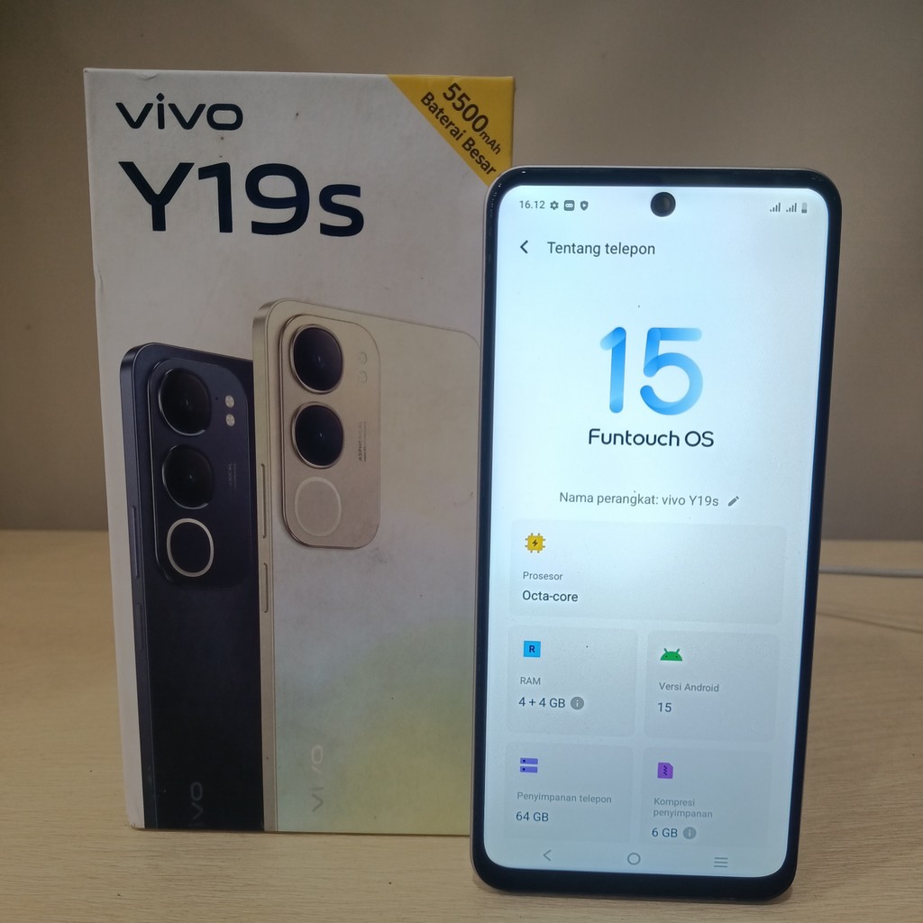Handphone Vivo Y19S Ram 4/64GB ( Cek Deskripsi Minus 1536 ) 365990
