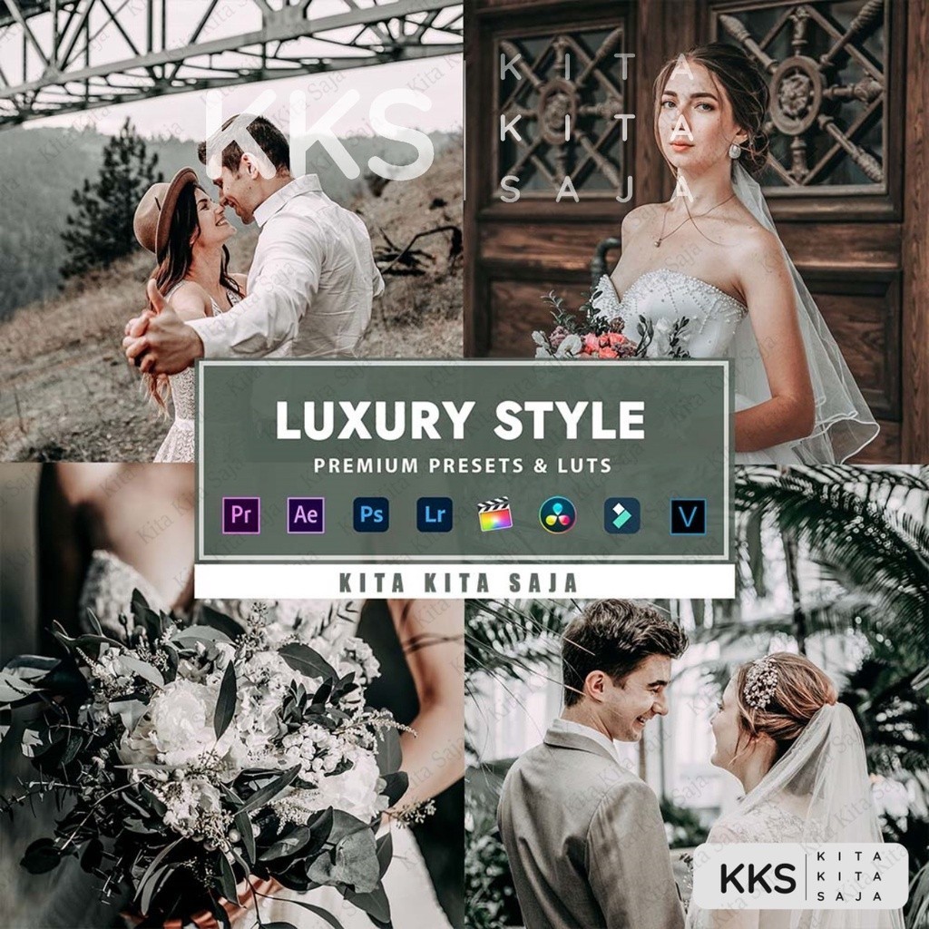 Luxury Style - Premium Preset Lightroom Foto dan Video LUT LUTs VN Android IOS & PC Premiere Pro Dav