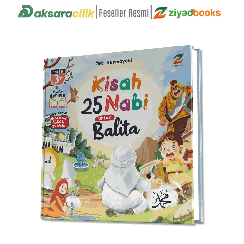 Ziyadbooks Buku Kisah 25 Nabi Untuk Balita Bacaan Cerita Anak Bergambar Islami Usia 3 4 Tahun Tk Sd