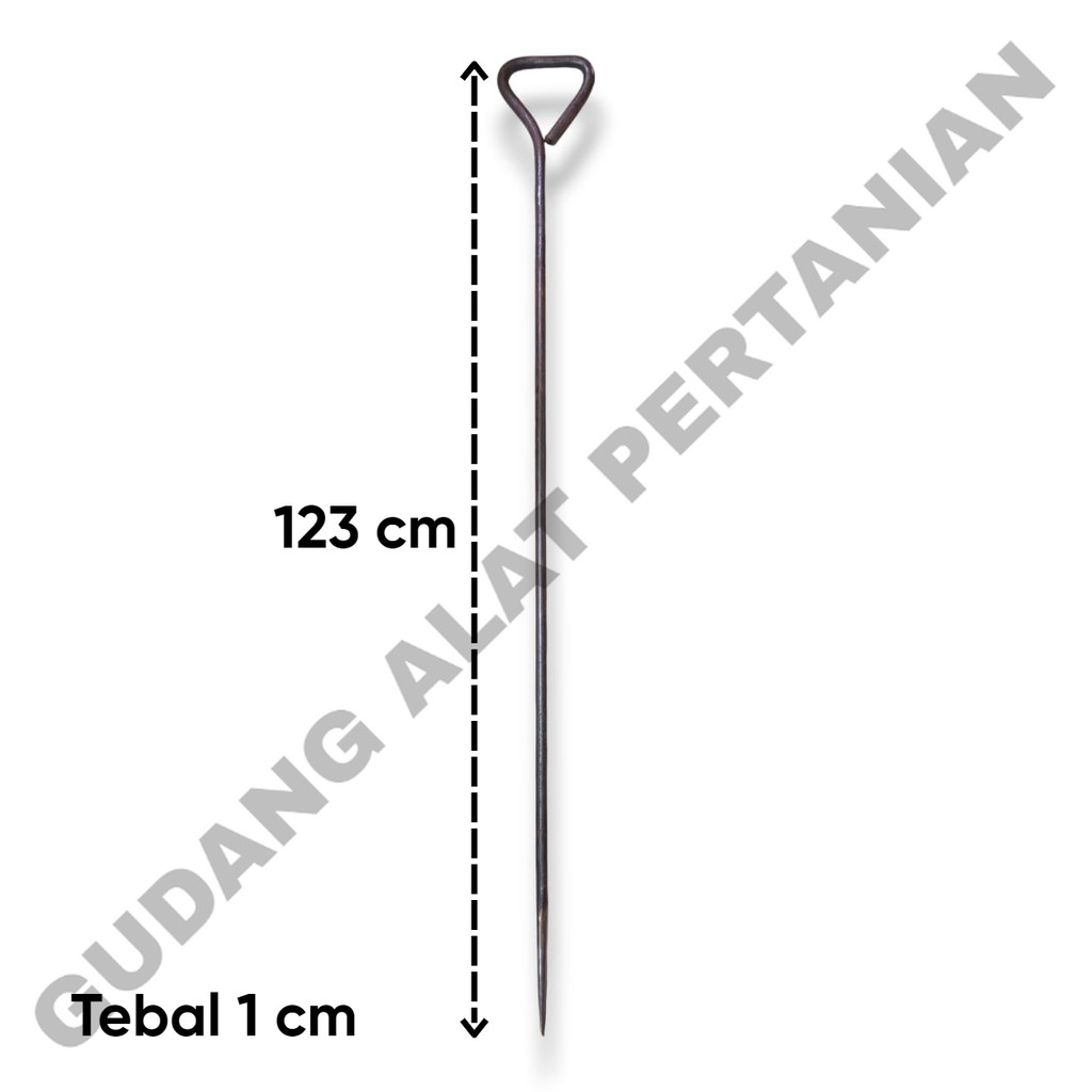 TOJOK SAWIT MODEL KOLONG SUPER TEBAL DAN TAJAM PANJANG 123CM