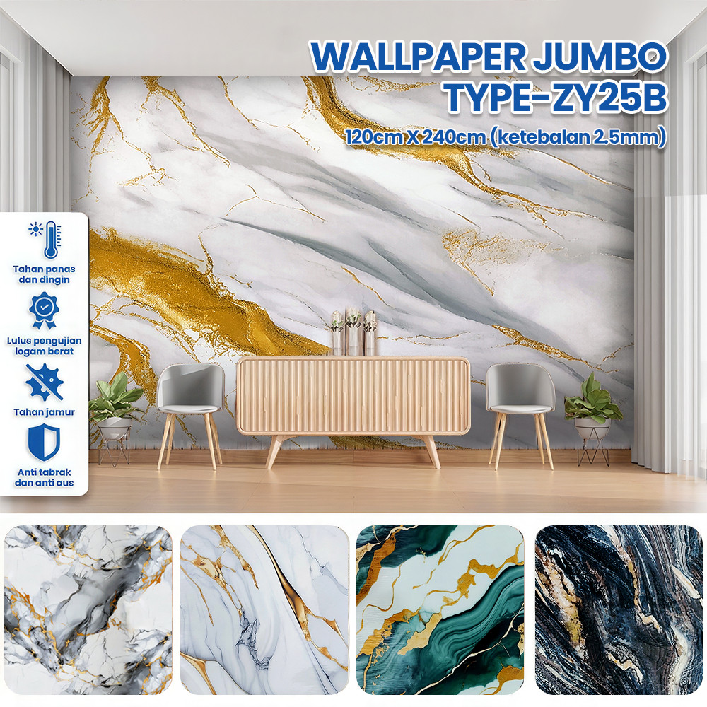 ACM - Wallpaper backdrop tv Dinding Keramik Dinding Kamar Stiker Keramik 120 X 240cm terbaru