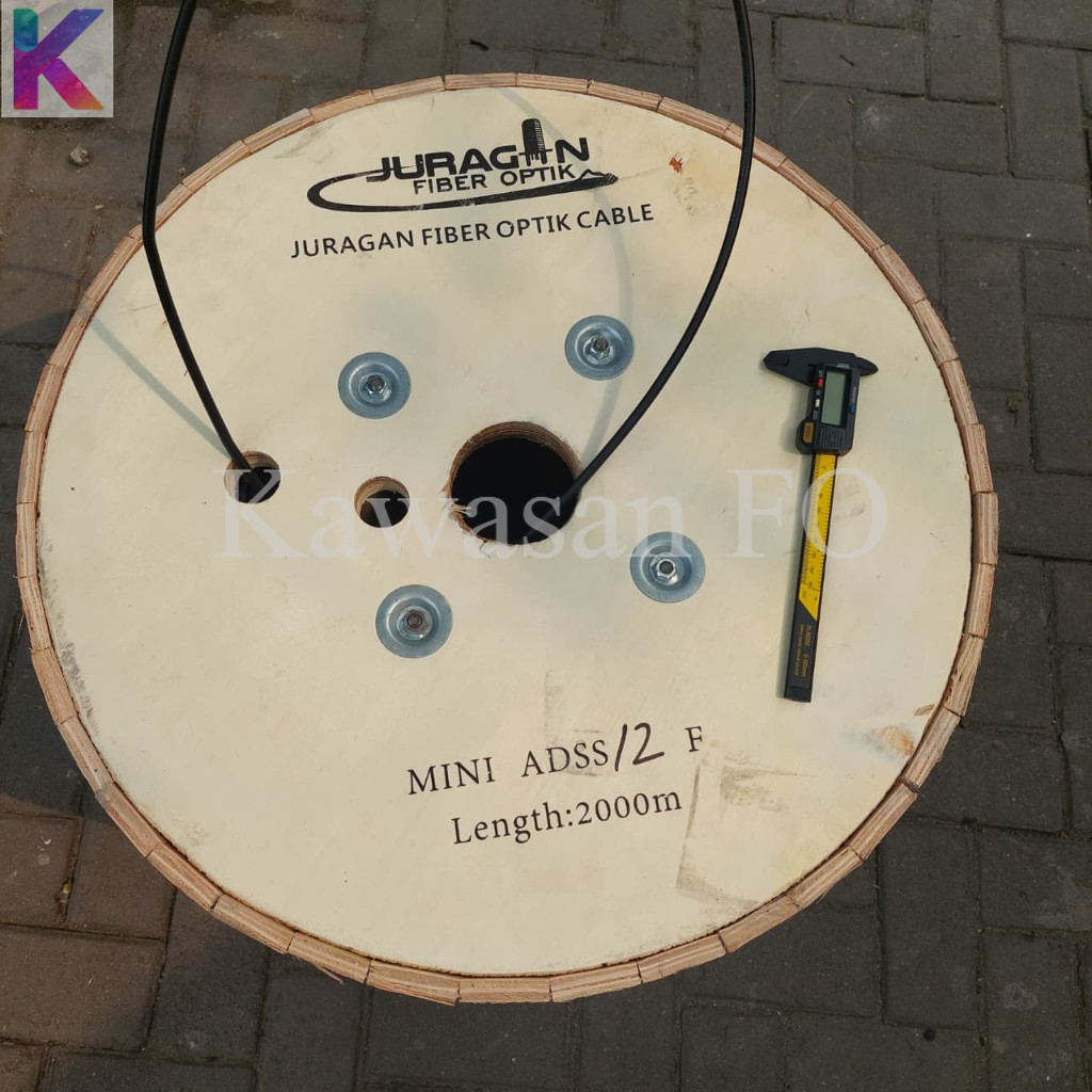 Mini ADSS 12 Core / KU 12Core Mini ADSS Kabel Adss Mini 12C Span 100 G652D JURAGAN FO