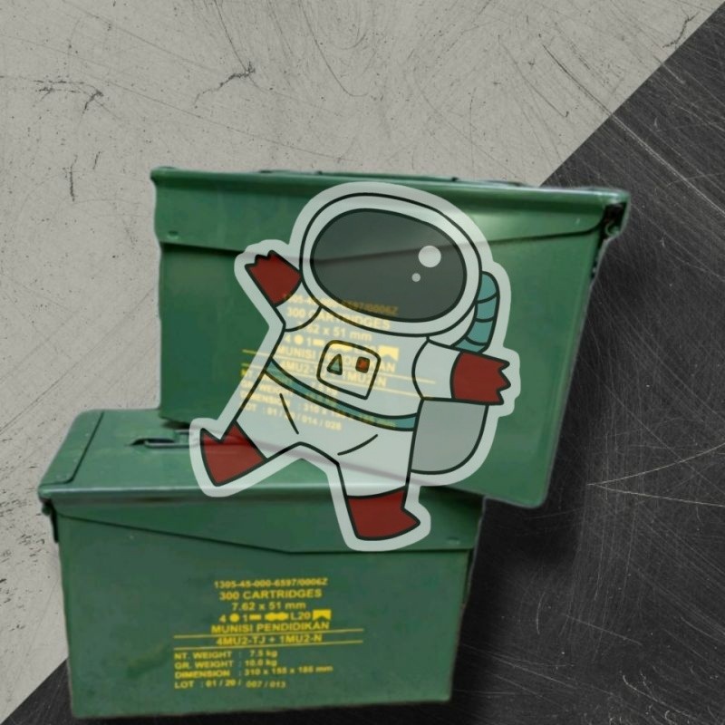 Tool Box Besi/ kotak Peluru / Kotak munisi Penyimpanan Pindad Serbaguna