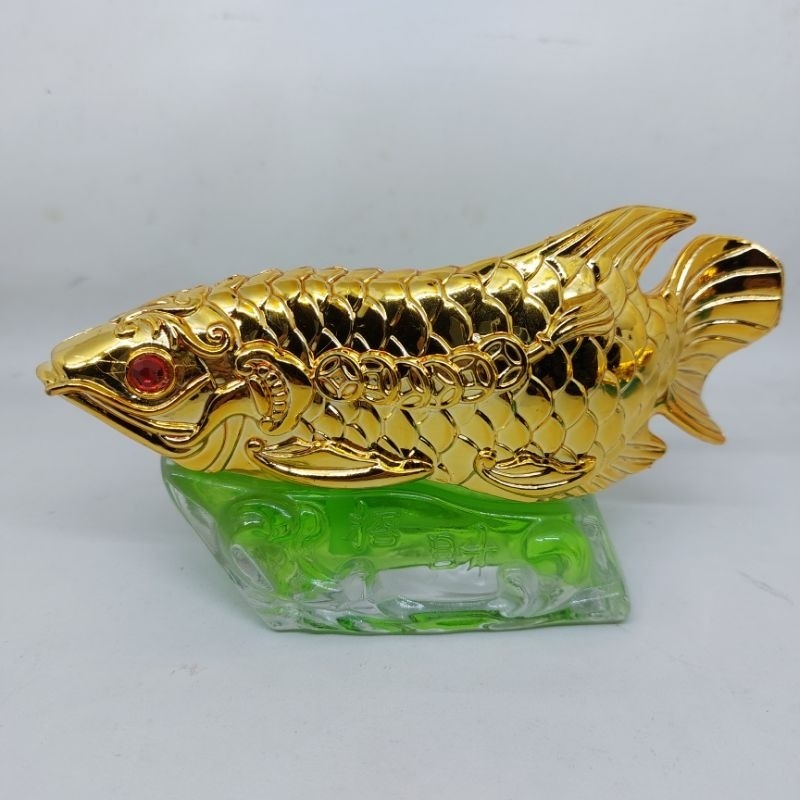 WANGIAN DASBORT MOBIL IKAN ARWANA, PARFUM DASBORT PAJANGAN ARWANA GOLD