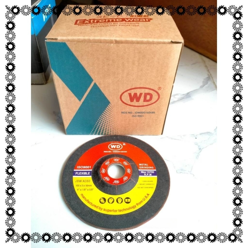 WD Flexible 4inch/Batu Gerinda Flexible Ac 60
