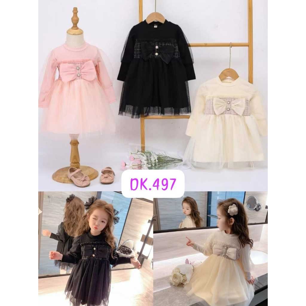 Dress Import Anak Perempuan Cantik / Gaun Pesta Anak Cewek Korea / Dress Anak Murah Best Seller / Dr