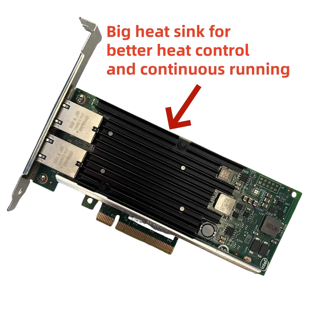 Original IBM/Intel X540-T2 PCIe x8 Dual RJ45 10Gbps Port Ethernet Network Card X540T2G1P5 for Server