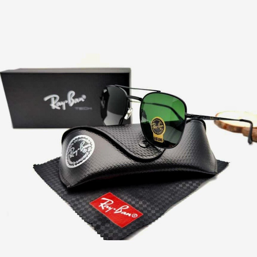 KACAMATA FASHION RAY BAN 8258 FRAME ASLI KACA POLARIZED FRAME TITANIUM PRIA WANITA FASHION TERBAIK ,