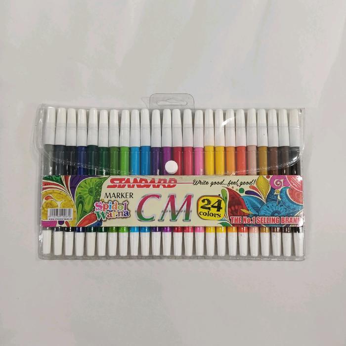 SPIDOL 24 WARNA STANDARD | SPIDOL WARNA WARNI