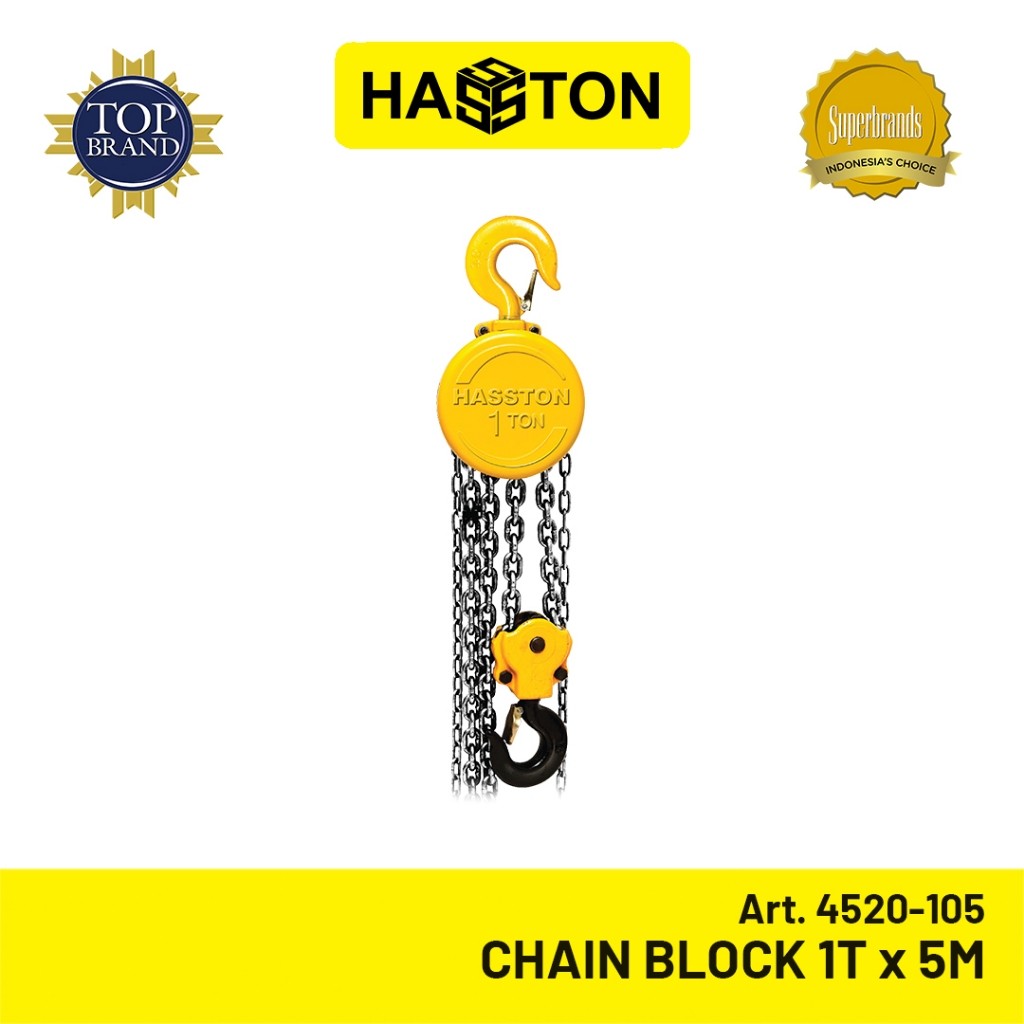 Hasston Chain Block / Takel 1 Ton x 5 Meter (4520-105)