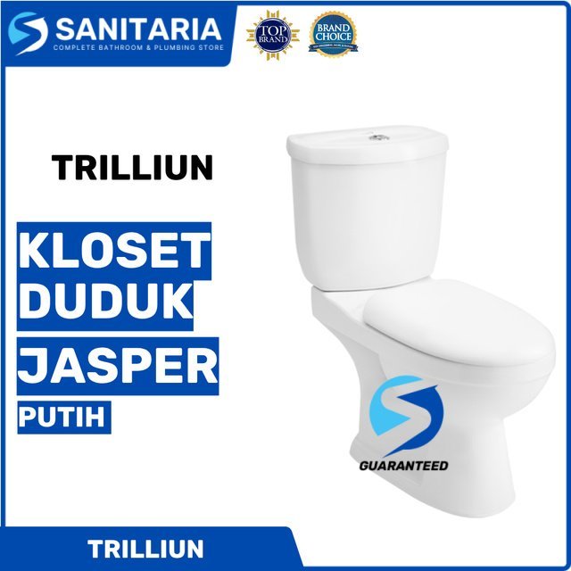 Kloset Duduk Jasper Putih Trilliun